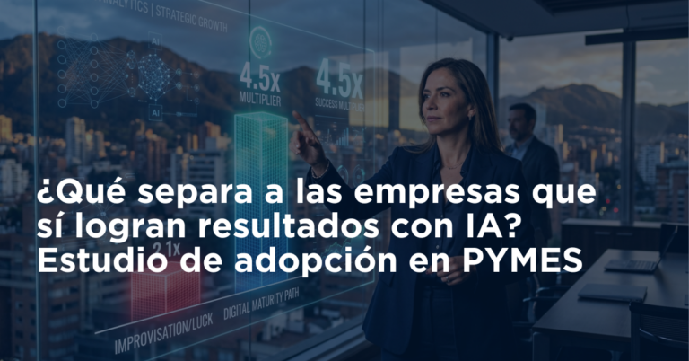 ¿Qué separa a las empresas que sí logran resultados con IA?: Estudio de adopción en PYMES